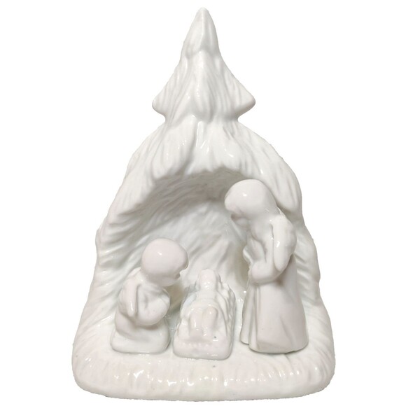 Vintage Christmas Around The World Lighted Nativity Bone China, pre-owned - Picture 10 of 10